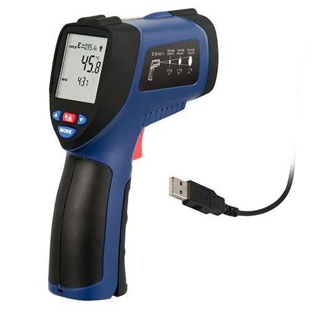 PCE INSTRUMENTS Digital Infrared Thermometer, with USB, -58 to 2102°F PCE-890U